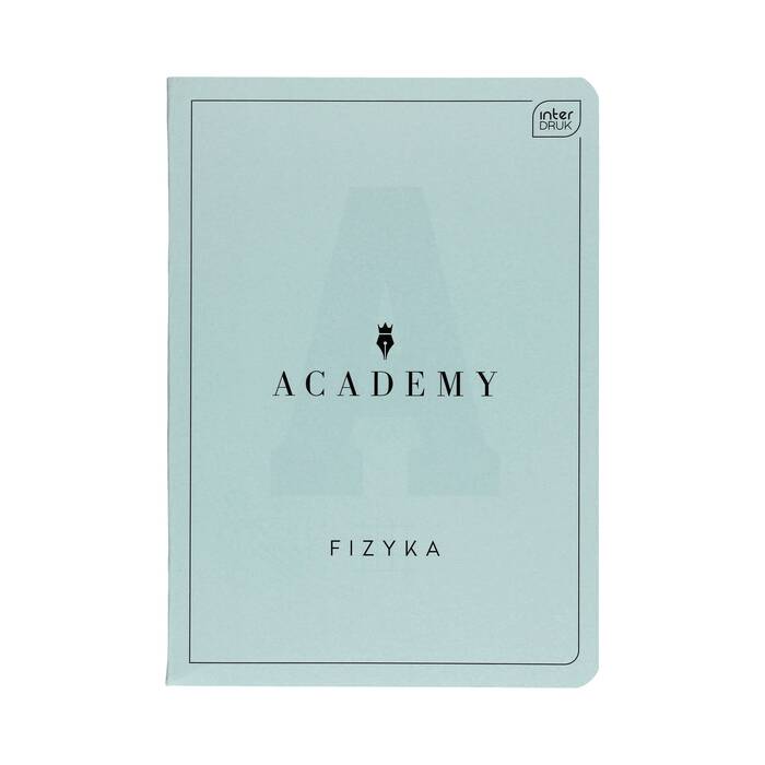 Zeszyt A5/60 kratka Academy Fizyka Interdruk 90g IR1353 01