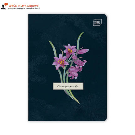 Zeszyt A5/80 w kratkę Hybrid Fiori Interdruk 70g IR1687 01