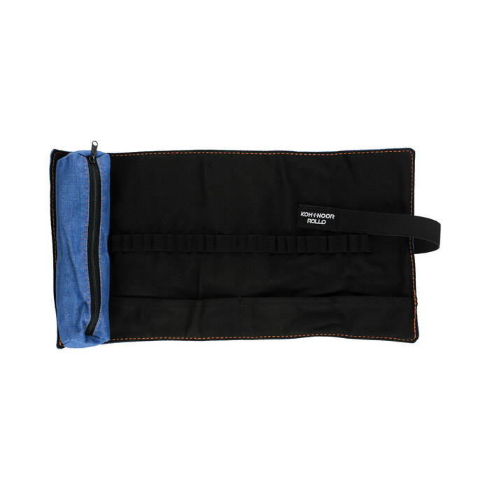 Piórnik zwijany jasnoniebieski jeans KIN AR1230 03