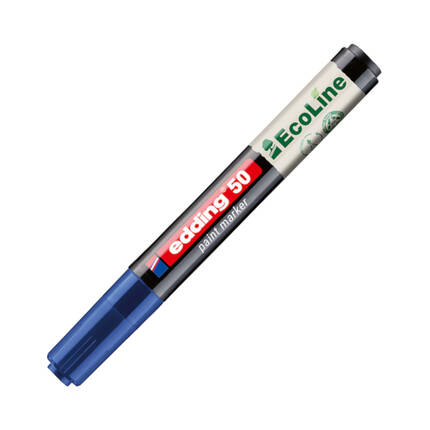 Marker olejowy 2.0-3.0mm niebieski okrągły Edding 50 EcoLine EG4027 01