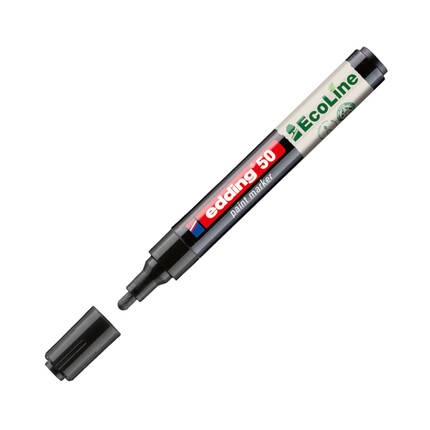 Marker olejowy 2.0-3.0mm czarny okrągły Edding 50 EcoLine EG4026 02