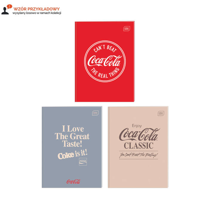 Zeszyt A4/60 kratka Hybrid Coca Cola Interdruk 70g IR1768 03