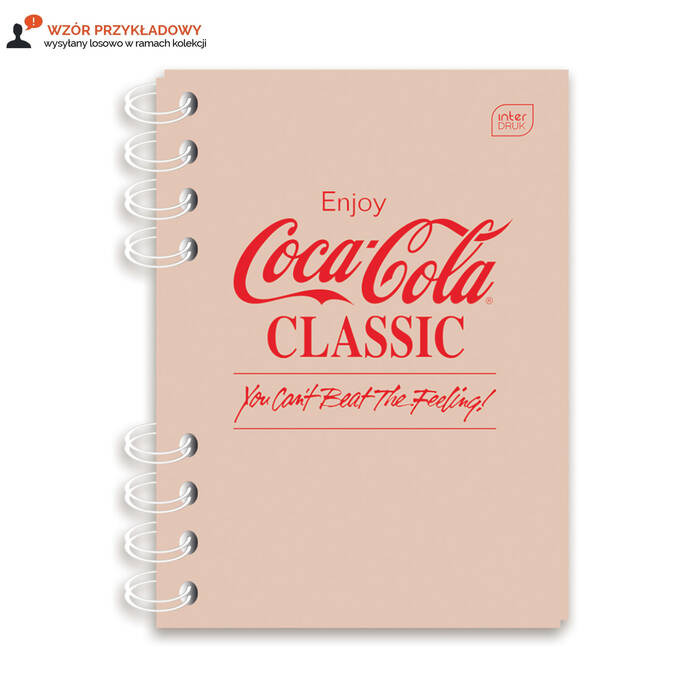 Notes 80k kratka spirala Coca Cola Interdruk IR1770 01