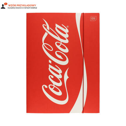 Teczka gumka A4 Mat+UV Coca Cola Interdruk IR1775 01