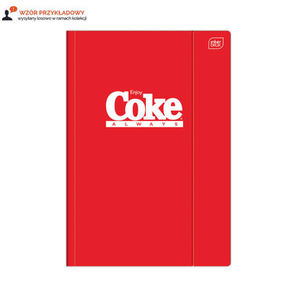 Teczka gumka A4 Hybrid Coca Cola Interdruk IR1776 01