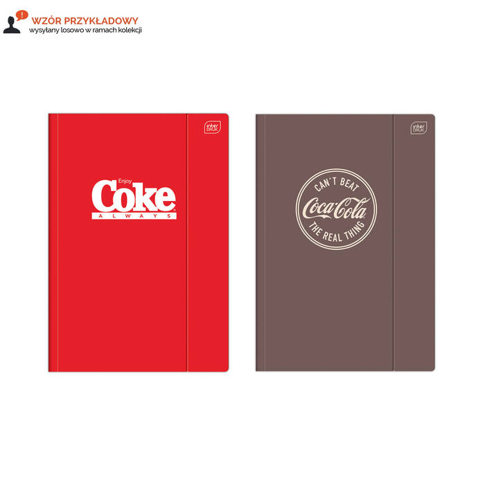 Teczka gumka A4 Hybrid Coca Cola Interdruk IR1776 03