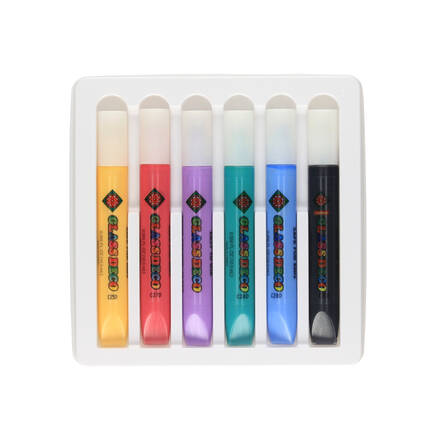 Farba witrażowa 6kol 10ml Amos GD10P6 VW0281 02