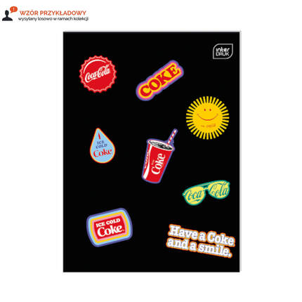 Zeszyt słówek A6/32 mat+UV Coca Cola Interdruk IR1765 01