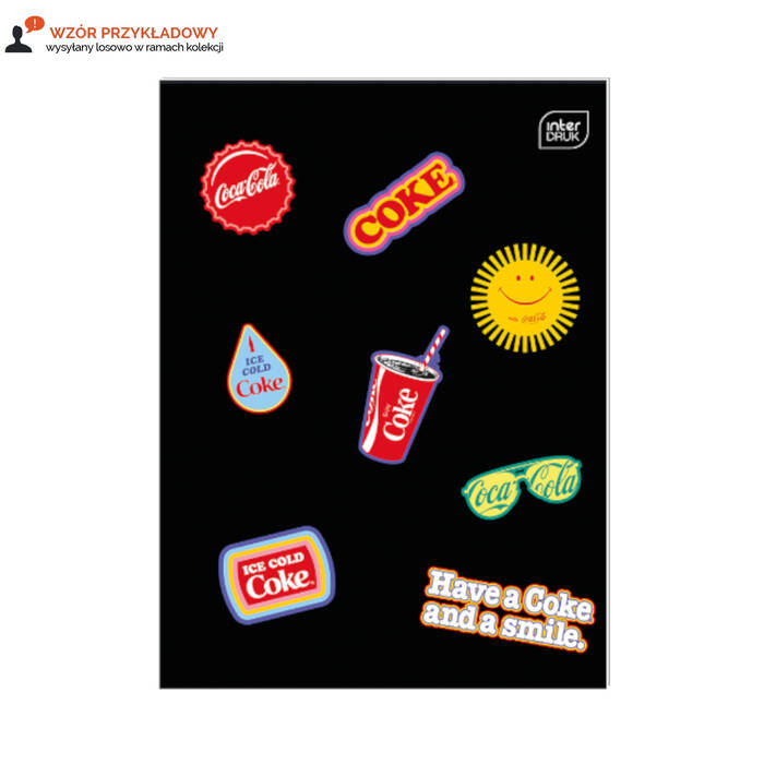 Zeszyt słówek A6/32 mat+UV Coca Cola Interdruk IR1765 01
