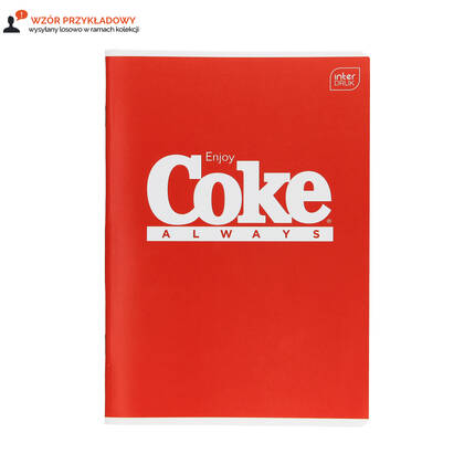 Zeszyt A5/60 kratka Hybrid Coca Cola Interdruk 70g IR1766 01