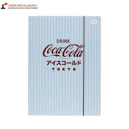 Teczka gumka A4 Soft Touch Coca Cola Interdruk IR1777 01