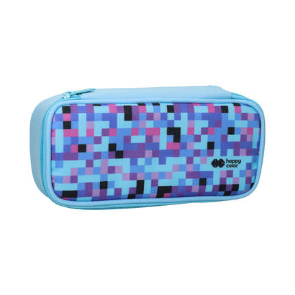 Piórnik saszetka 1zamek/klapka blue PIXI HappyColor HA2213 ST8115 01