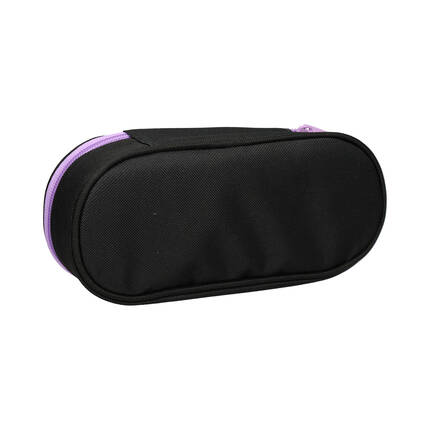 Piórnik saszetka 1zamek/klapka Violet PIXI HappyColor owalny ST8119 02