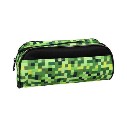 Piórnik saszetka 2 zamki Pixi GREEN HappyColor ST8339 01