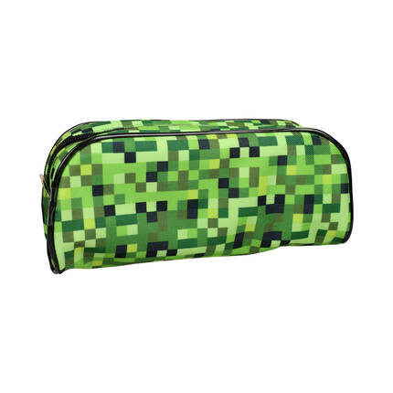 Piórnik saszetka 2 zamki Pixi GREEN HappyColor ST8339 02
