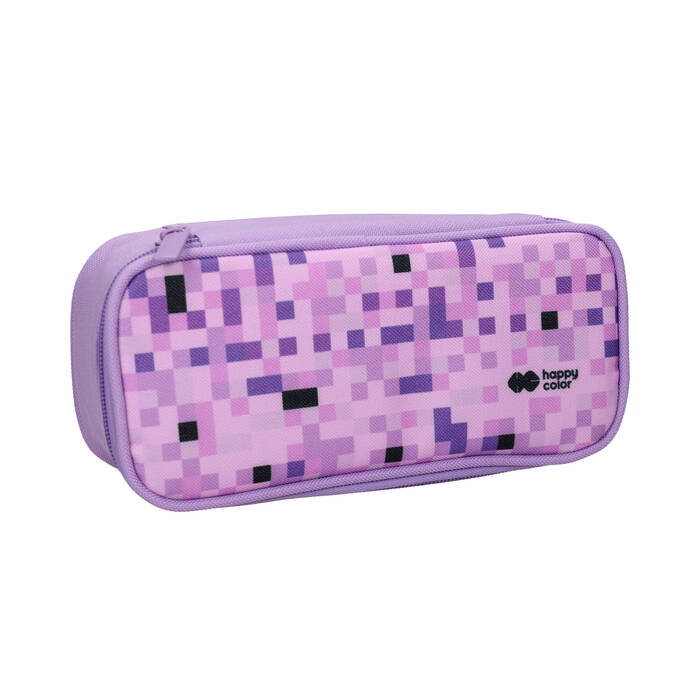 Piórnik saszetka 1zamek/klapka violet PIXI HappyColor HA2213 ST8116 01