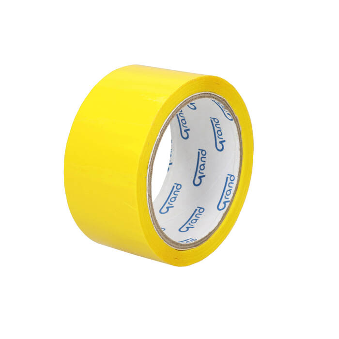 Taśma klejąca 48mmx50m żółta Grand KA5166 01
