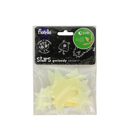 Ozdoby fluorescencyjne (12) Gwiazdki Fiorello GR-GW17 KA7093 01