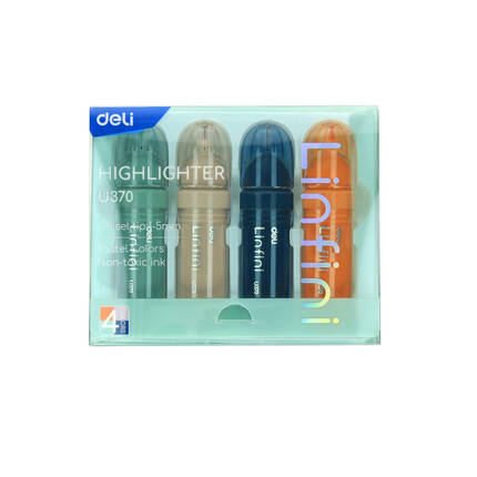 Zakreślacz 1-5mm 4kol Deli EU370 DE2057 02