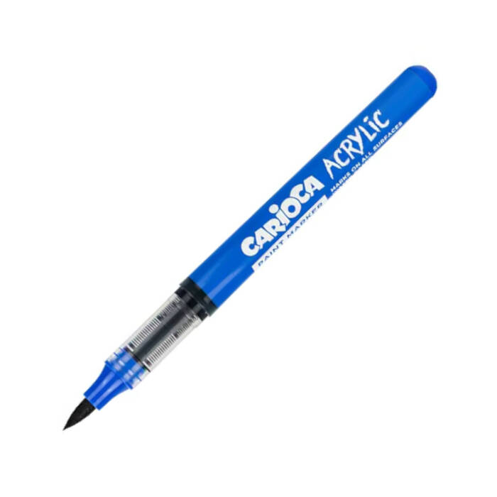 Marker akrylowy 2 kol końcówka pędzelkowa Carioca KA5408 03