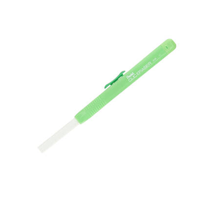 Gumka uniwersalna wysuwana seledynowa obudowa Pentel ZEH80 PN1250 02