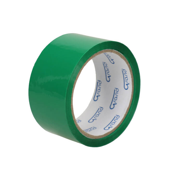 Taśma klejąca 48mmx50m zielona Grand KA5170 01