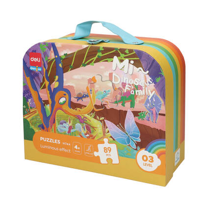 Puzzle 89 elementów walizka Deli EH744 DE2052 01