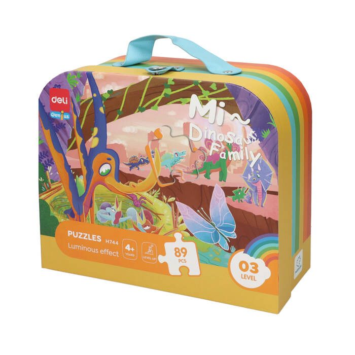 Puzzle 89 elementów walizka Deli EH744 DE2052 01