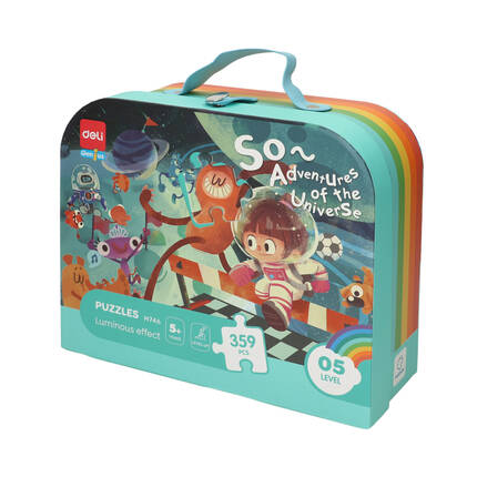 Puzzle 359 elementów walizka Deli EH746 DE2055 01