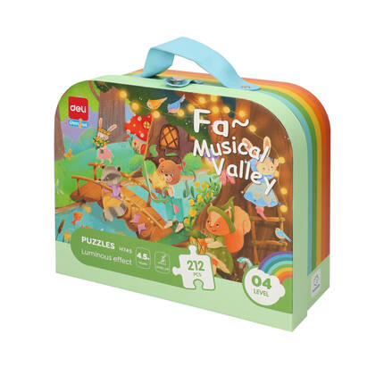 Puzzle 212 elementów walizka Deli EH745 DE2056 01