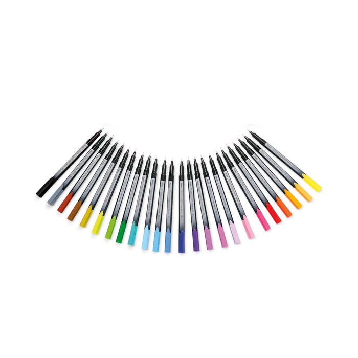 Cienkopis 0.4mm 24kol Pentel S40-ST24PL PN1344 02