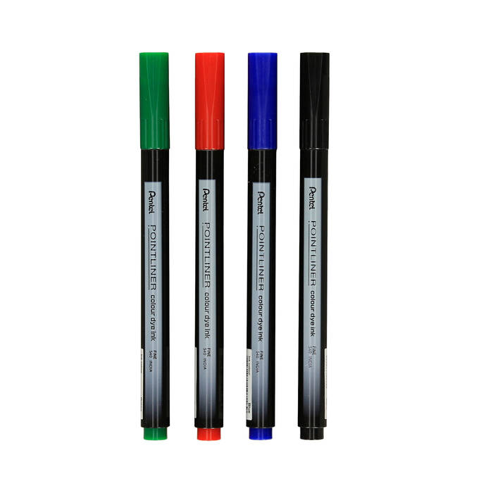 Cienkopis 0.4mm 4kol Pentel S40-ST4PL PN1341 03