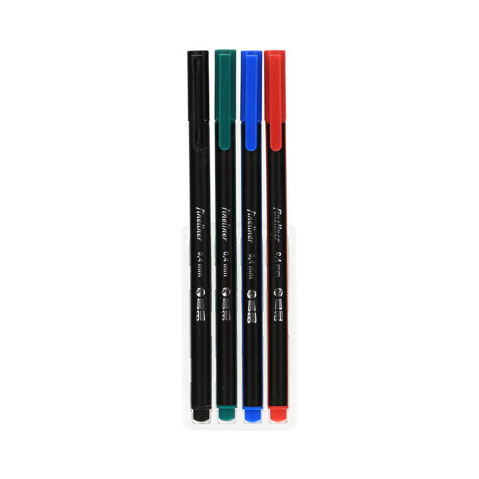 Cienkopis 0.4mm 4kol Memobe AX9529 02