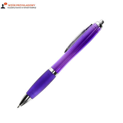 Długopis automatyczny 0.8mm czarny Taurus 96-120527 TU1238 01