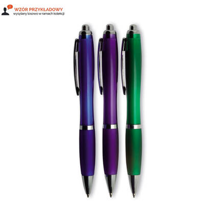 Długopis automatyczny 0.8mm czarny Taurus 96-120527 TU1238 02