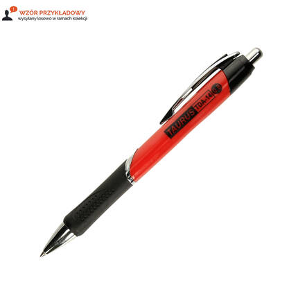 Długopis automatyczny 0.8mm czarny Taurus TDA-14 TU1433 01