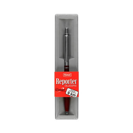 Długopis automatyczny bordowy Reporter VT0688 01