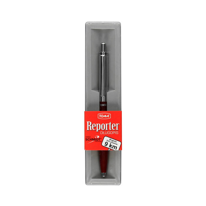 Długopis automatyczny bordowy Reporter VT0688 01
