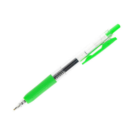 Długopis automatyczny żelowy 0.5mm zielony Taurus TDA-1300 TU1318 01
