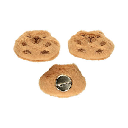 Piórnik pluszowy z przypinkami Kapibara DP1862 02