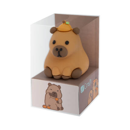 Gumka uniwersalna 3D Kapibara z pomarańczą DP1864 01