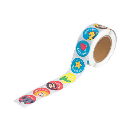 Naklejki motywacyjne na rolce Zwierzątka i symbole (500) DP1885 01