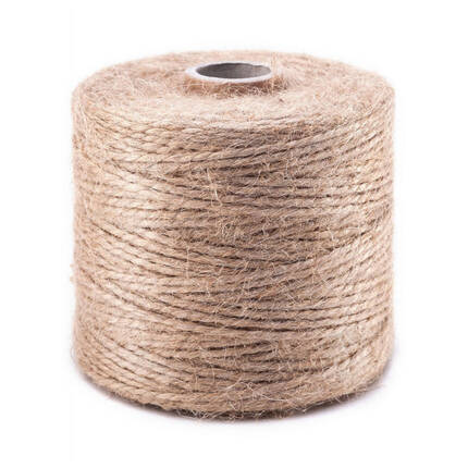 Sznurek jutowy naturalny 2 mm 500g DP9890 01