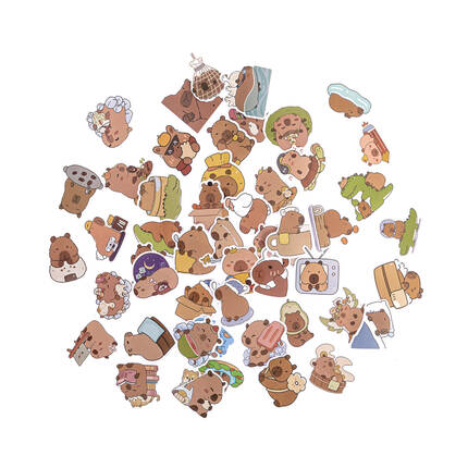 Naklejki winylowe Kapibara (50) DP1872 01