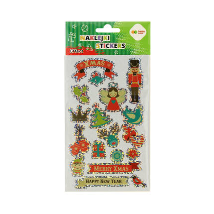 Naklejki ozdobne Effect 10x20cm Xmas HappyColor ST8369 01