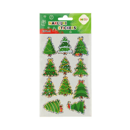 Naklejki ozdobne Effect 10x20cm Xmas Tree HappyColor ST8372 01