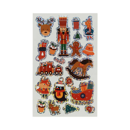 Naklejki ozdobne Effect 10x20cm Xmas Toys HappyColor ST8375 02