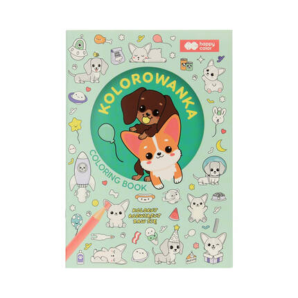 Kolorowanka A5/16str Corgi Team HappyColor ST8380 01