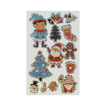 Naklejki ozdobne Effect 10x20cm Xmas Blue HappyColor ST8365 02