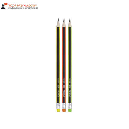 Ołówek zwykły HB z/g neon 9204 TU1455 02